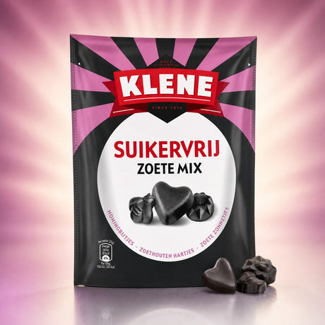 Mix Réglisse Douce sans sucre sachets - Klene - 8x175g