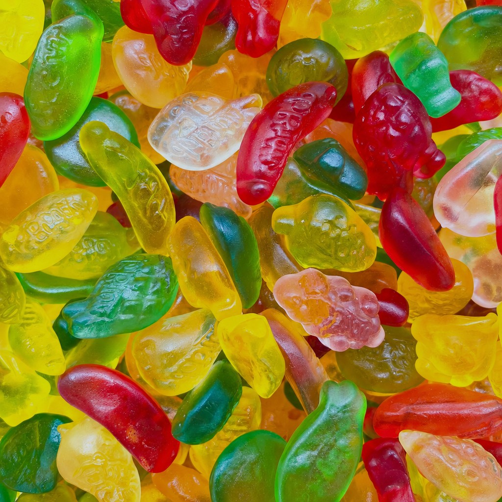 Gommes aux Fruits sans sucre - De Bron - 3x1kg