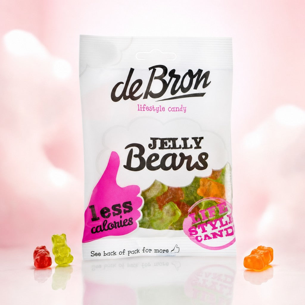 Oursons sans sucre sachets - De Bron - 12x90g