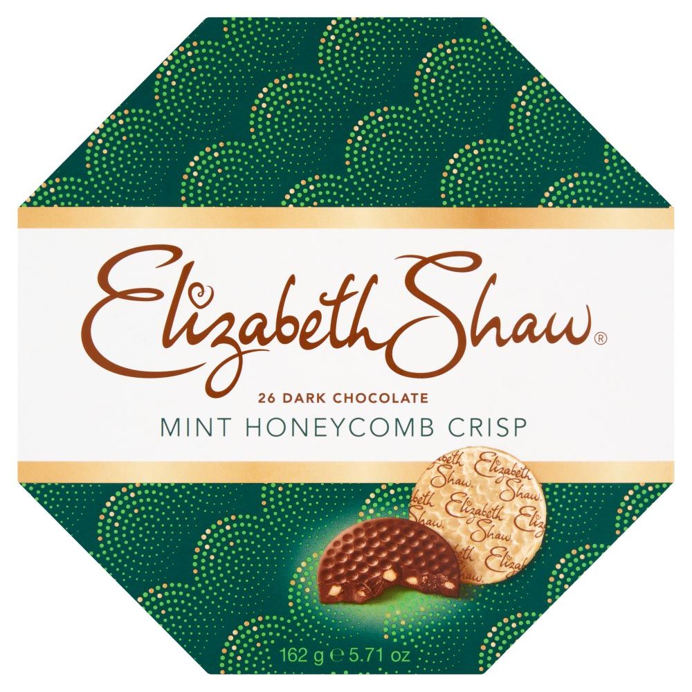 Elizabeth Shaw Dark Chocolate Mint Crisp - Chocolat de Noël - 162g