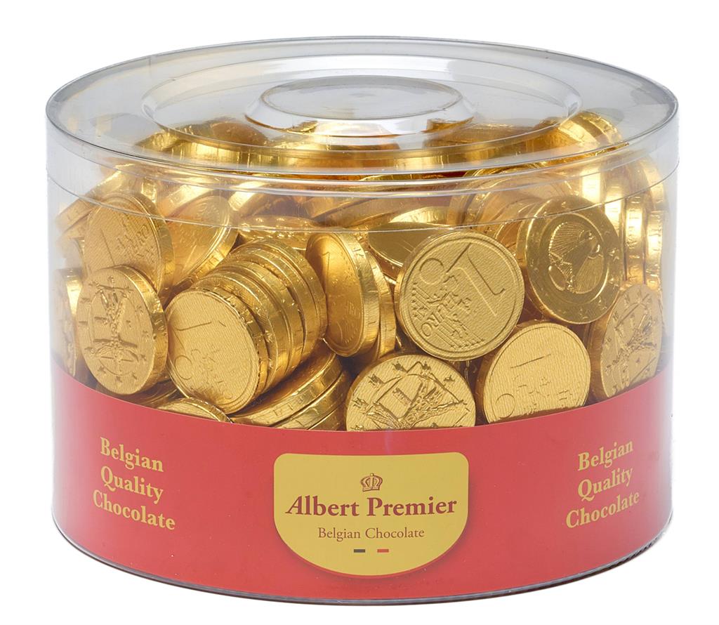 Pièces d'Or en Chocolat en tubo - Albert Ier - 2kg