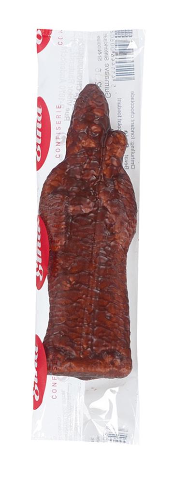 Saint-Nicolas Guimauve Enrobés Chocolat 11cm sous cello - Etna - 50 pièces