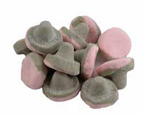 Champignons guimauve framboise réglisse - Bonbons Suédois - 1kg