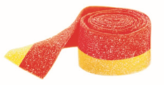 Rouleaux fraise citron - Bonbons Suédois - 3kg