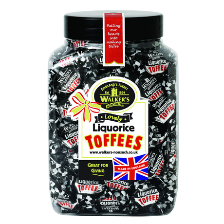 Walker's Nonsuch Liquorice Toffees - Bonbons de Noël - 1,25kg