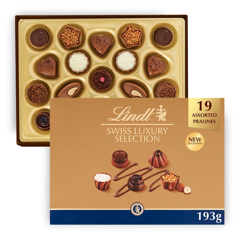 Lindt Swiss Luxury Selection Box - Chocolat de Noël - 193g