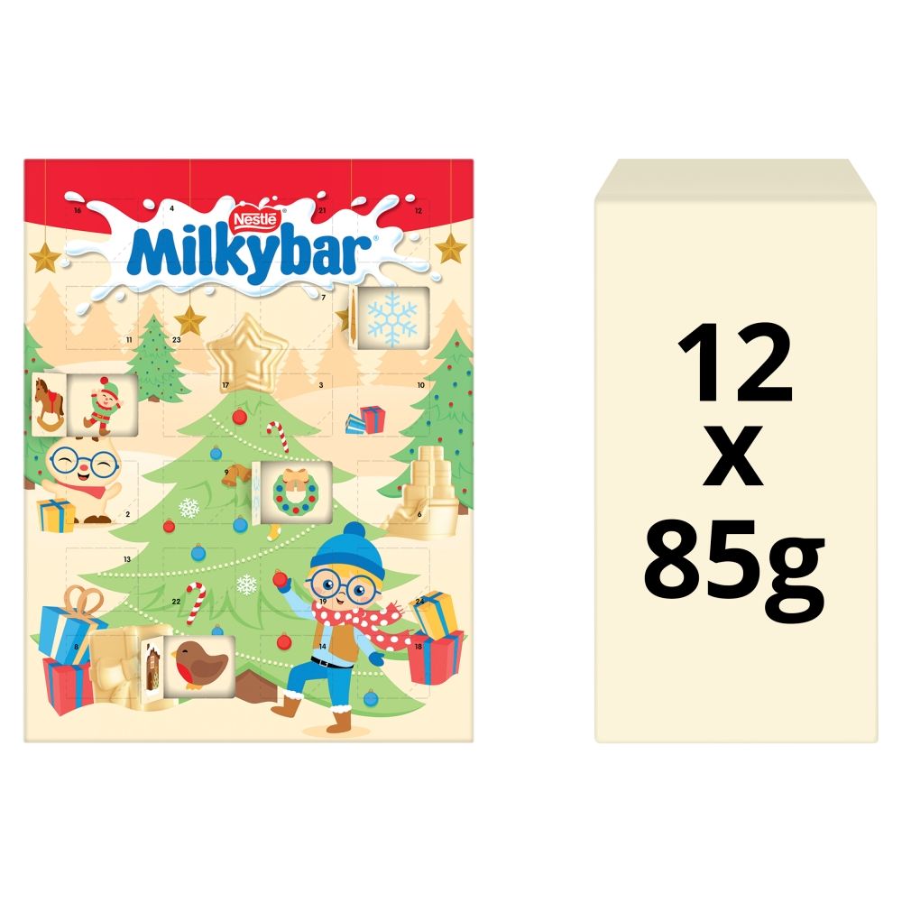 Milkybar White Chocolate Advent Calendar - Chocolat de Noël - 85g