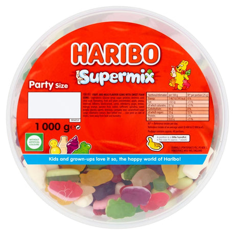 Haribo Supermix Sweet Tub - Bonbons de Noël - 1kg