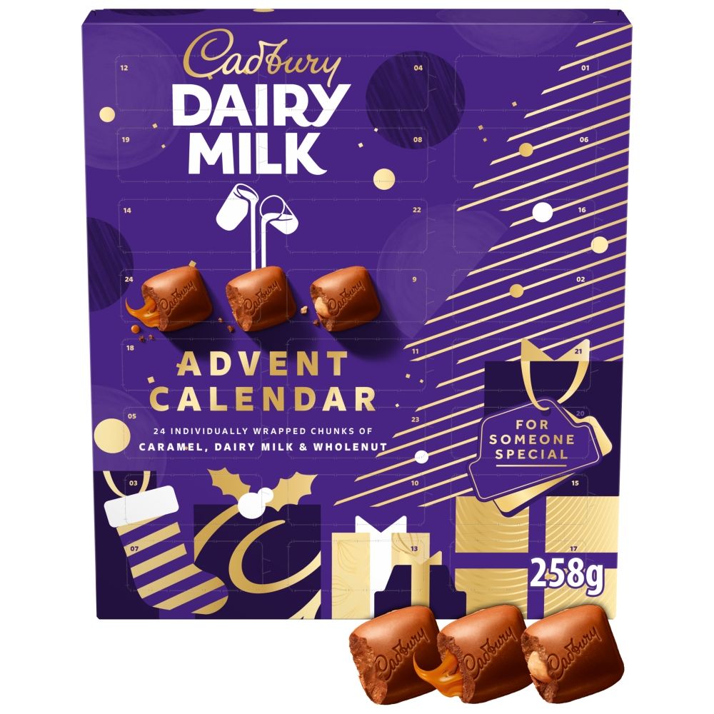 Cadbury Dairy Milk Chocolate Chunks Advent Calendar - Chocolat de Noël - 258g