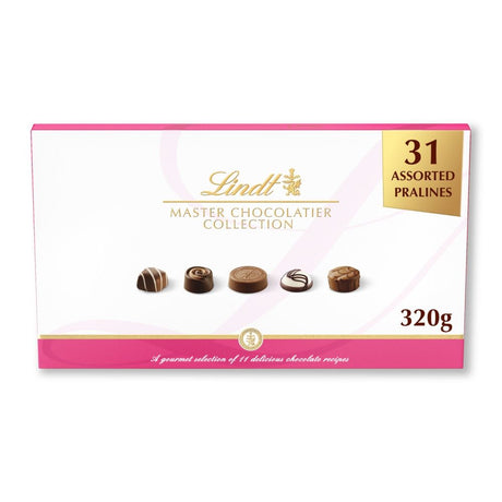 Lindt Master Chocolatier Collection Large Chocolate Box - Chocolat de Noël - 320g