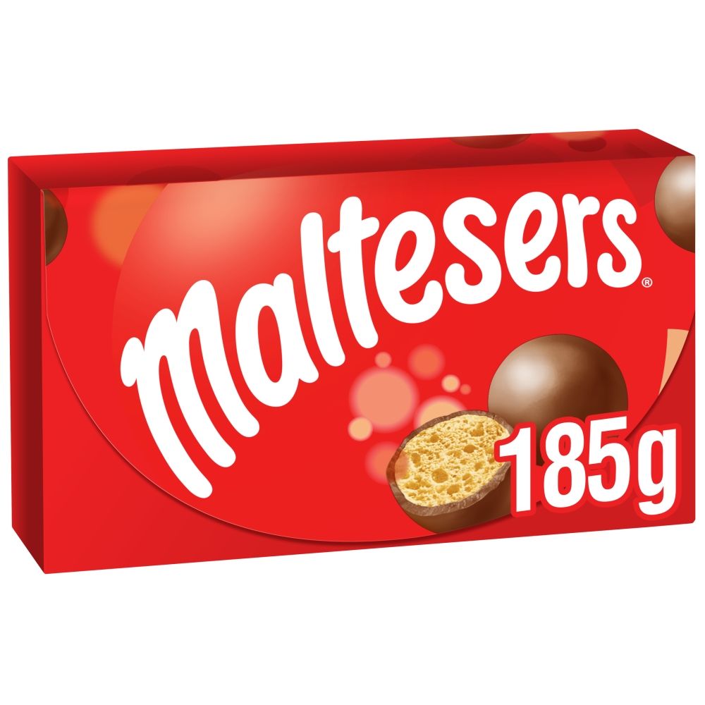 Maltesers Milk Chocolate & Honeycomb Gift Box of Chocolates - Chocolat de Noël - 185g