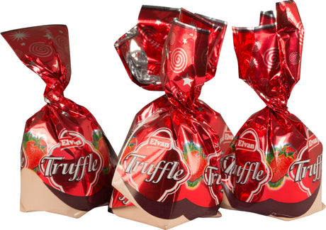 Truffes fraise emballées - Bonbons Suédois - 1kg