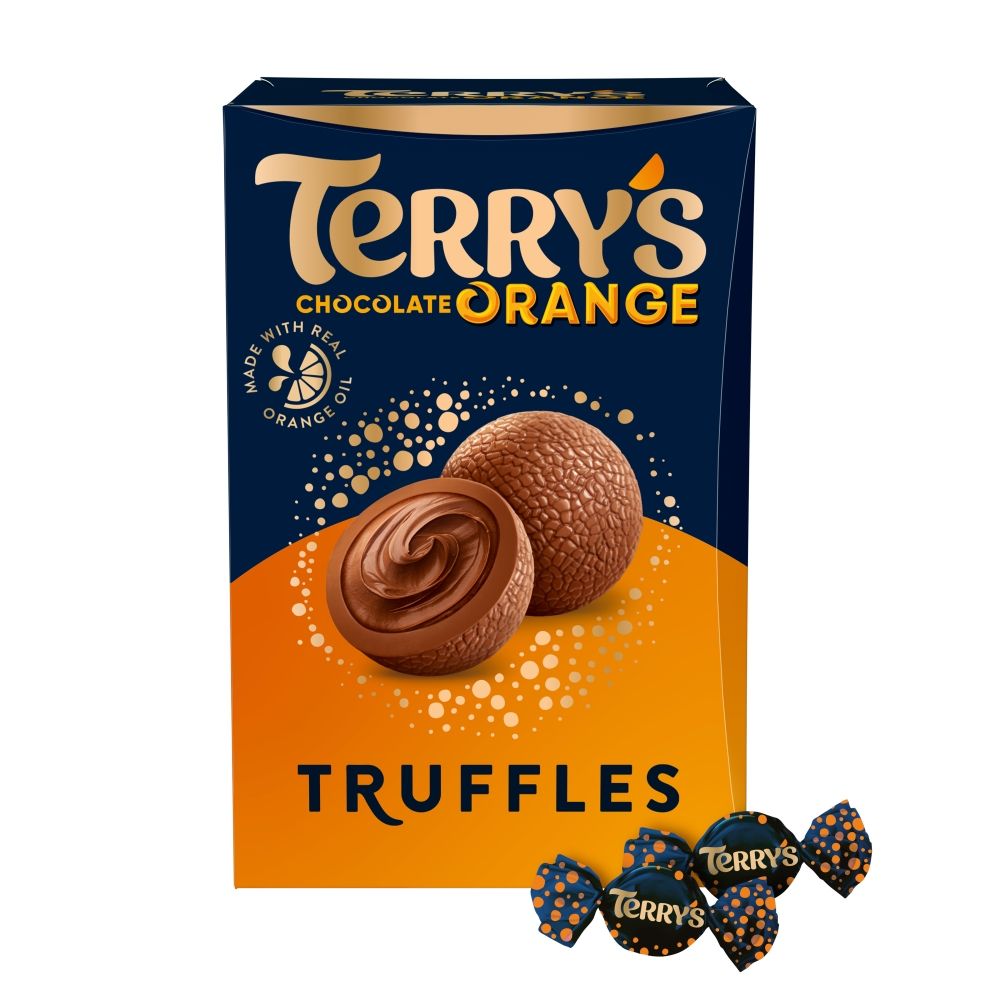 Terry's Chocolate Orange Milk Chocolate Truffles - Chocolat de Noël - 200g