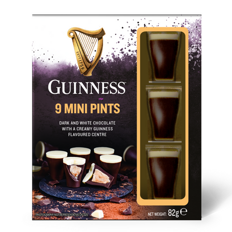 Guinness Chocolate Mini Pints Box - Chocolat de Noël - 82g