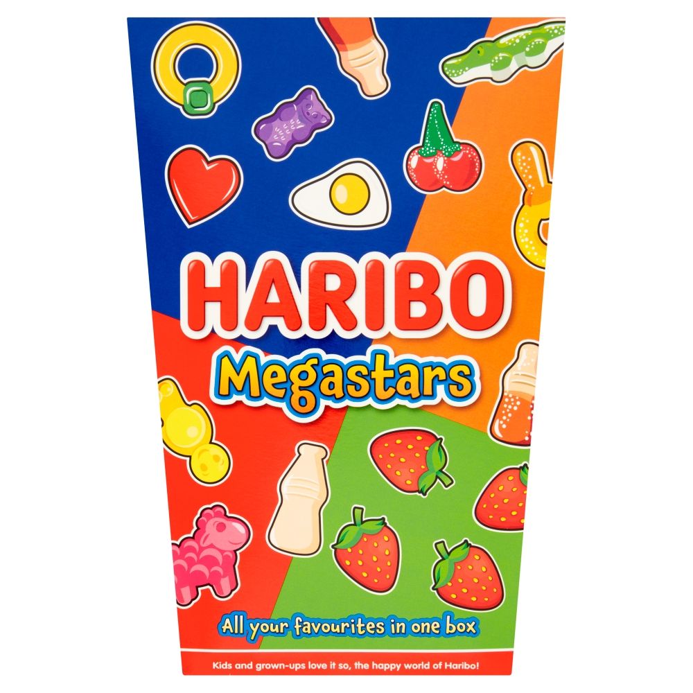 Haribo Megastars Gift Box - Bonbons de Noël - 800g