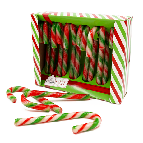Bonds Mint Candy Canes 12 Pack - Bonbons de Noël - 24 x 144g (3,46kg)