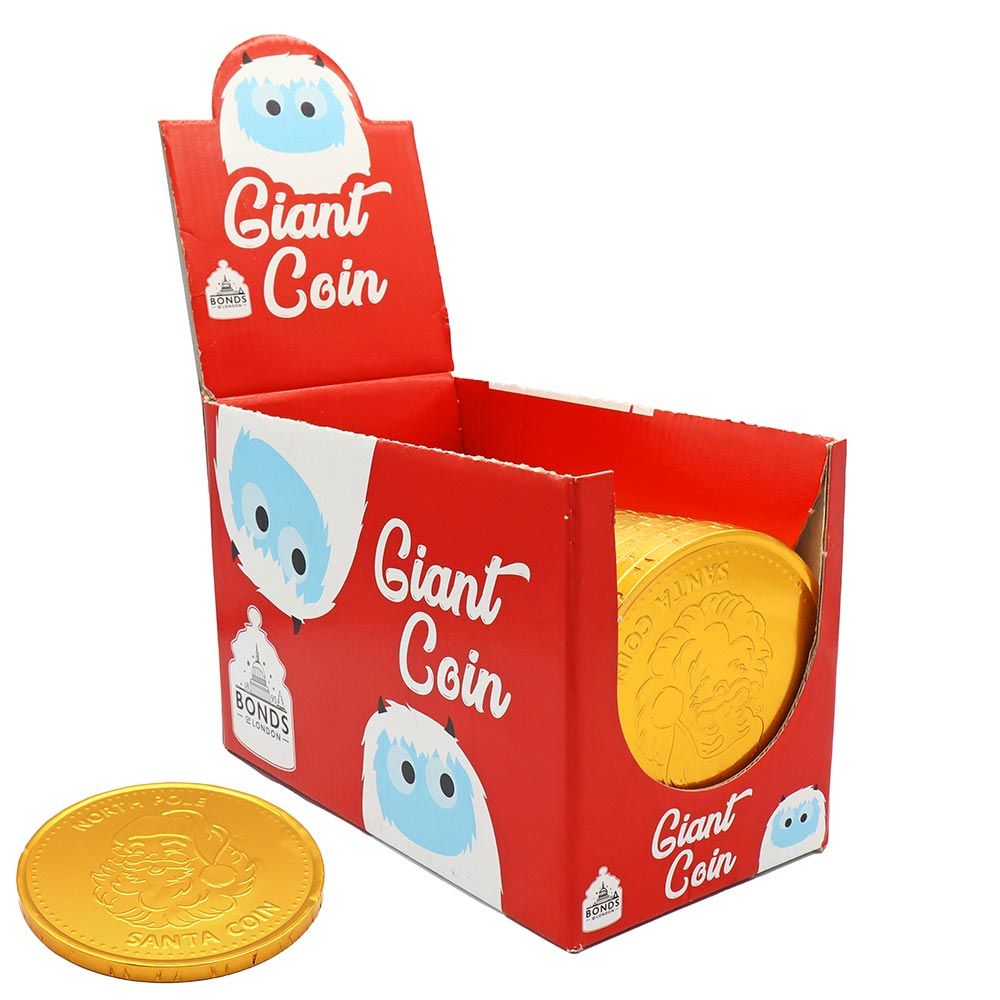 Bonds Giant Coin - Chocolat de Noël - 24 x 50g (1,2kg)
