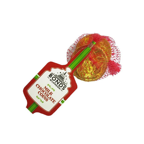 Bonds Gold Milk Chocolate Coins - Chocolat de Noël - 60 x 25g (1,5kg)