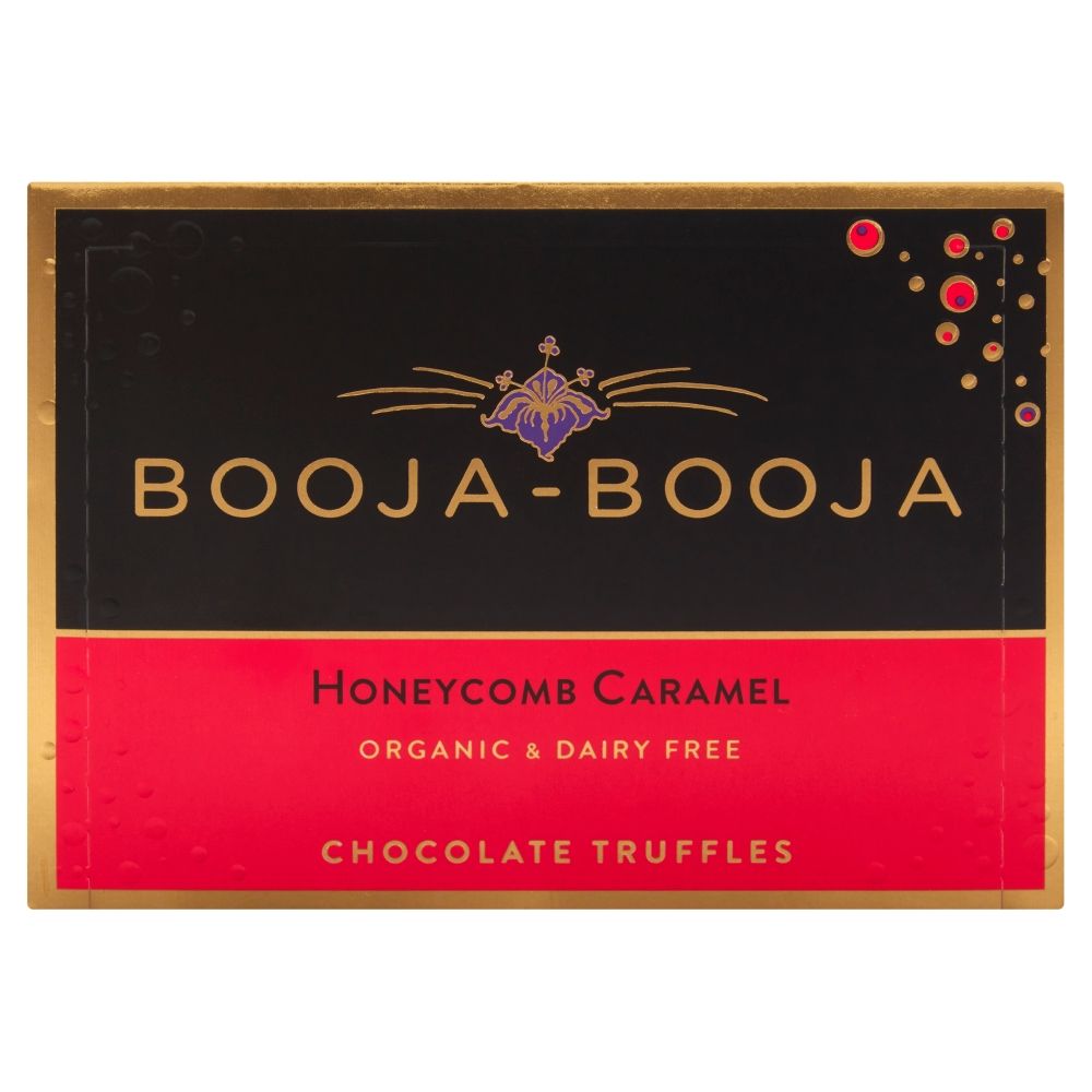 Booja-Booja Honeycomb Caramel Chocolate Truffles - Chocolat de Noël - 92g