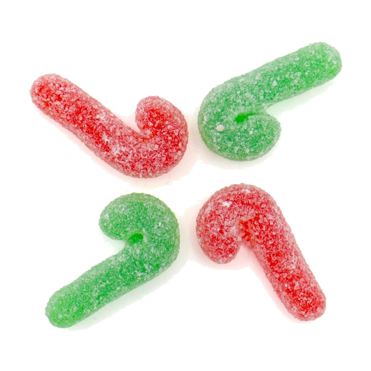 Kingsway Mega Value Vegan Sugared Candy Canes - Bonbons de Noël - 2,5kg