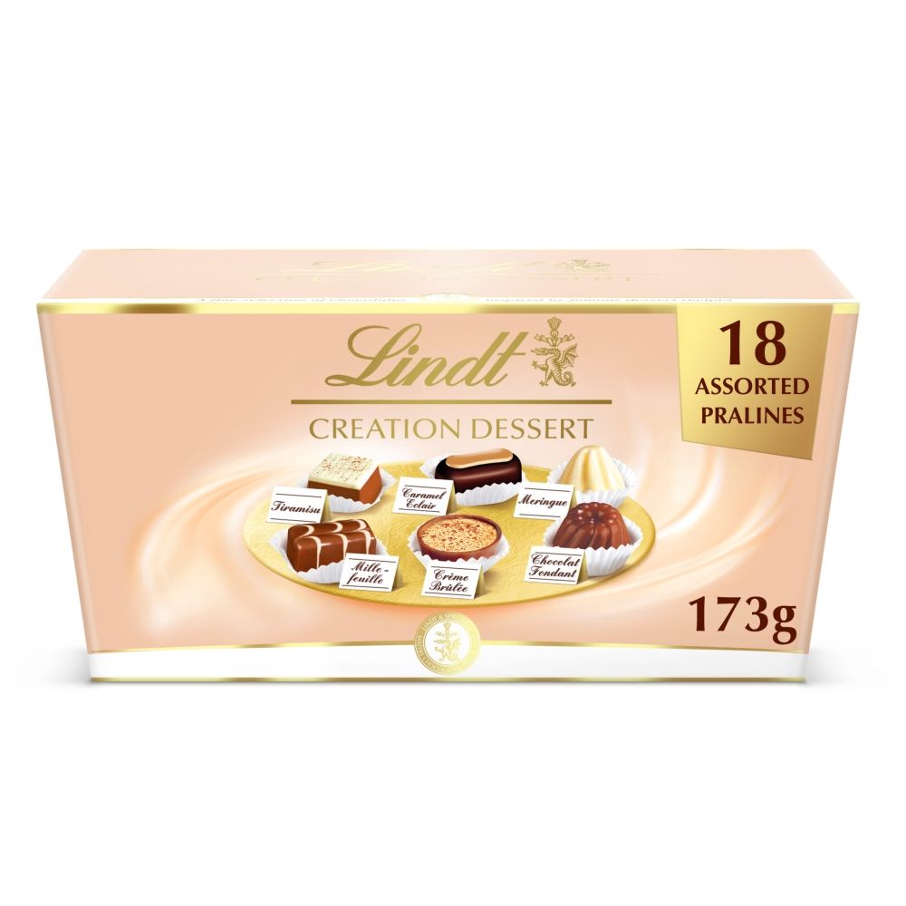 Lindt Creation Dessert Assorted Chocolate Box - Chocolat de Noël - 173g