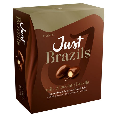 Just Brazils Milk Chocolate Brazils Box - Chocolat de Noël - 150g