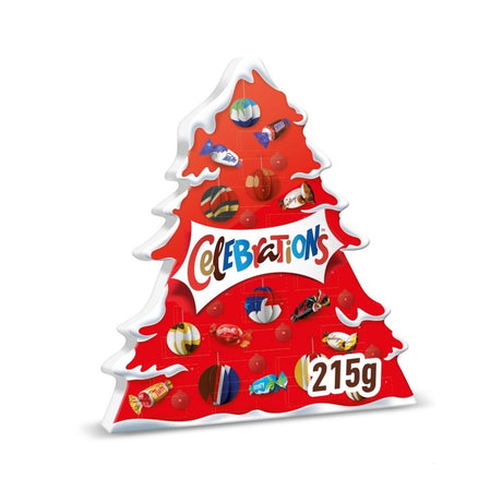 Celebrations Chocolate Christmas Tree Advent Calendar - Chocolat de Noël - 215g