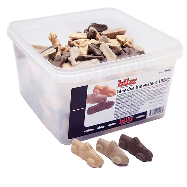 Limousines salmiak - Bonbons Suédois - 1,02kg