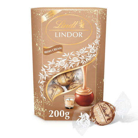 Lindt Lindor Limited Edition Irish Cream Box - Chocolat de Noël - 200g