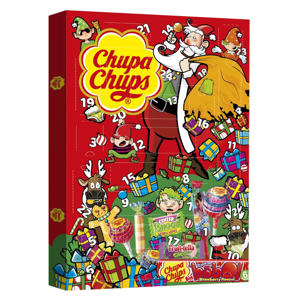 Chupa Chups Advent Calendar - Bonbons de Noël - 211g