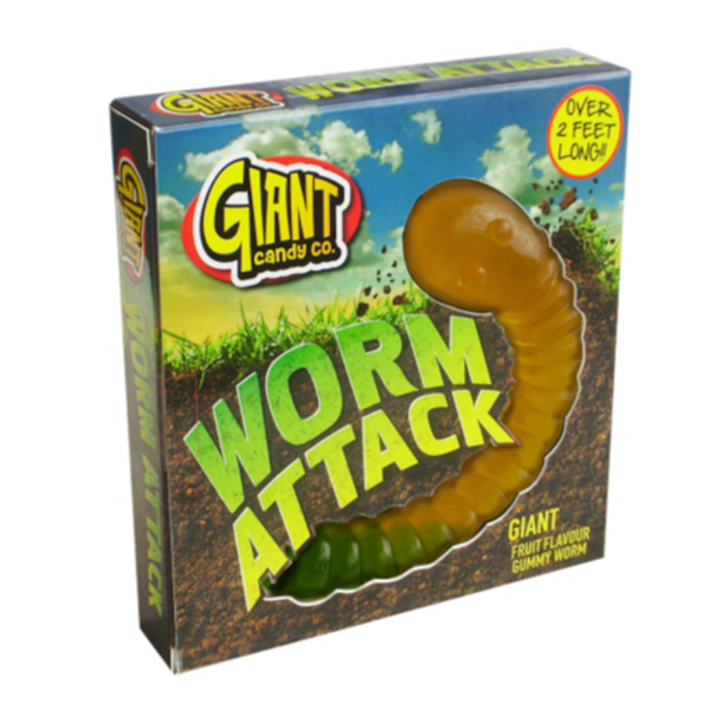 Giant Candy Co Worm Attack Box - Bonbons de Noël - 800g