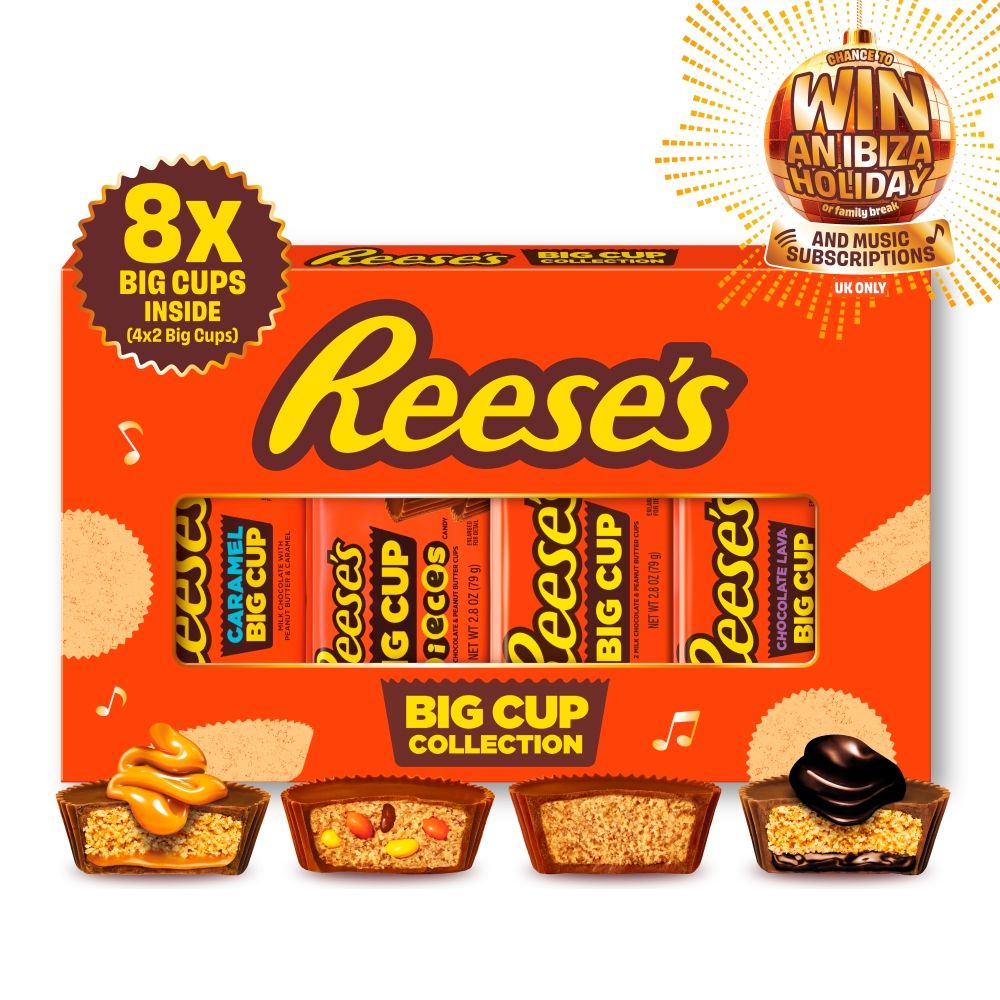 Reese's 8 Big Cup Collection Box - Chocolat de Noël - 316g