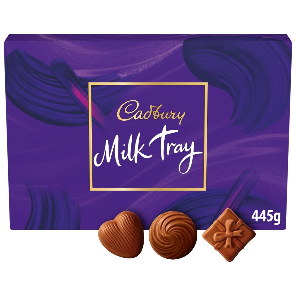 Cadbury Milk Tray Chocolate Box - Chocolat de Noël - 445g