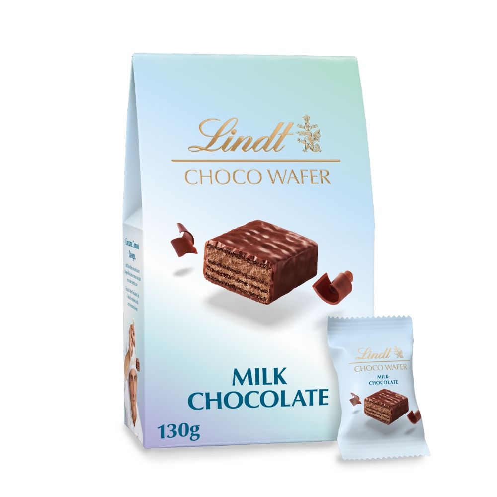 Lindt Choco Wafer Milk Chocolate Sharing Box - Chocolat de Noël - 130g
