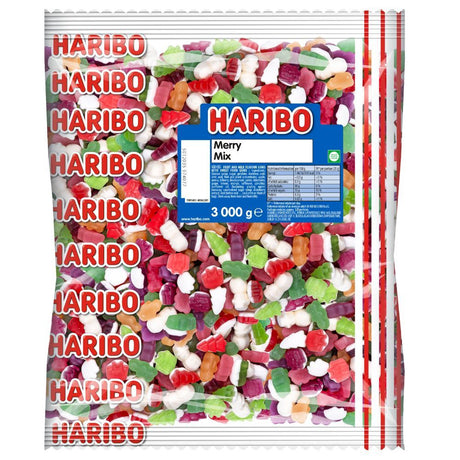 Haribo Merry Mix Limited Edition Bag - Bonbons de Noël - 3kg