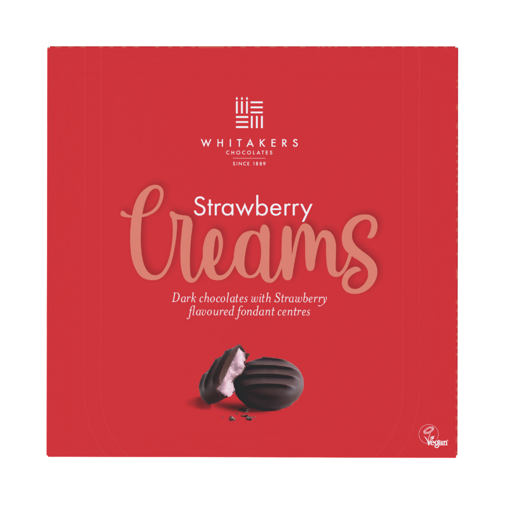 Whitakers Strawberry Creams Box - Chocolat de Noël - 16 x 90g (1,44kg)