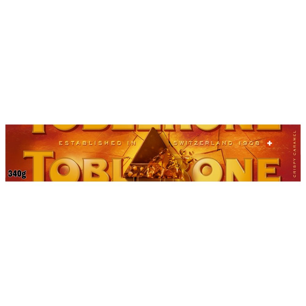 Toblerone Crispy Caramel Chocolate Gift Block - Chocolat de Noël - 340g