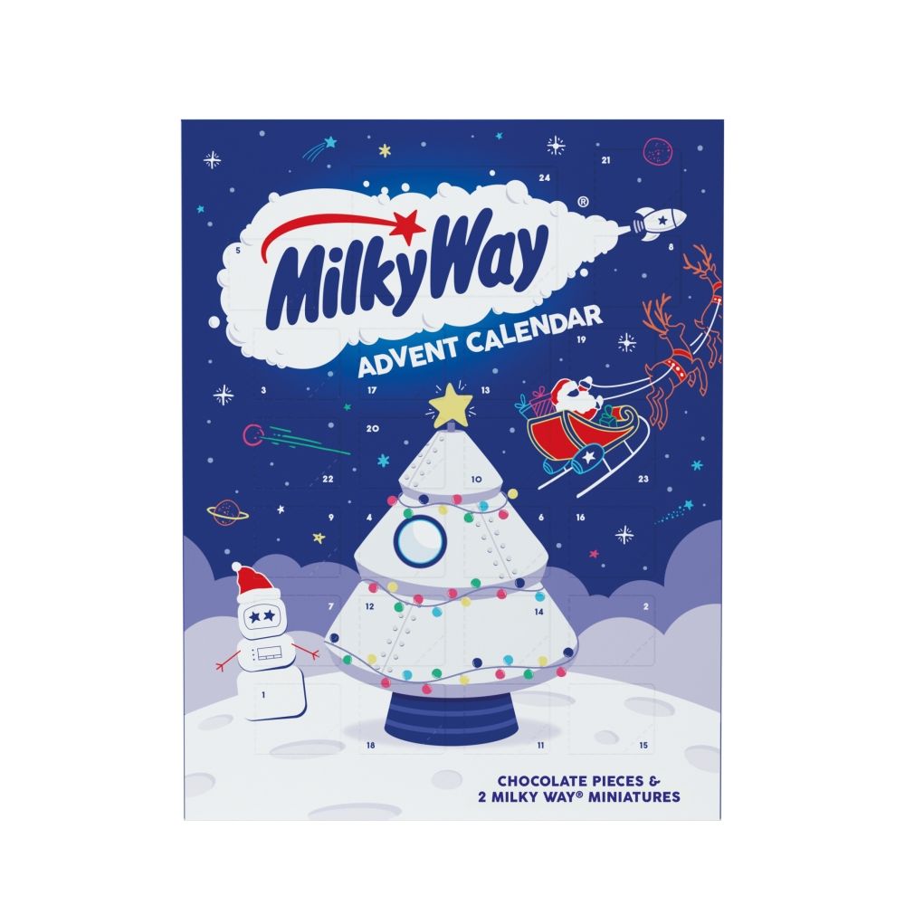Milky Way Milk Chocolate Advent Calendar - Chocolat de Noël - 110g