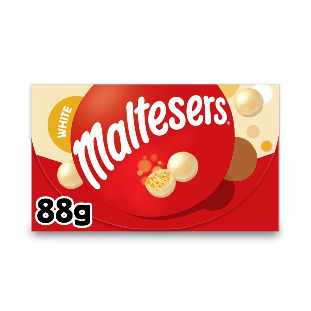 Maltesers White Chocolate Gift Box - Chocolat de Noël - 88g