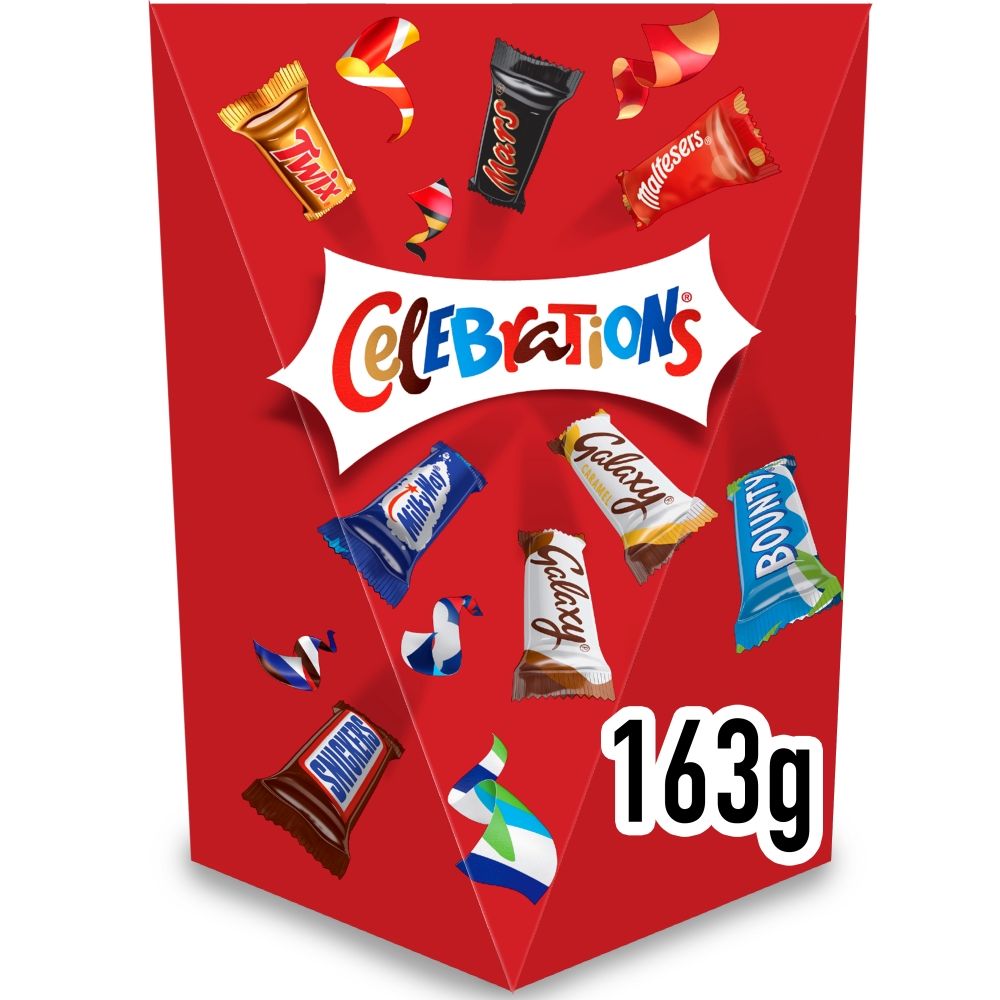 Celebrations Milk Chocolate Gift Box - Chocolat de Noël - 163g