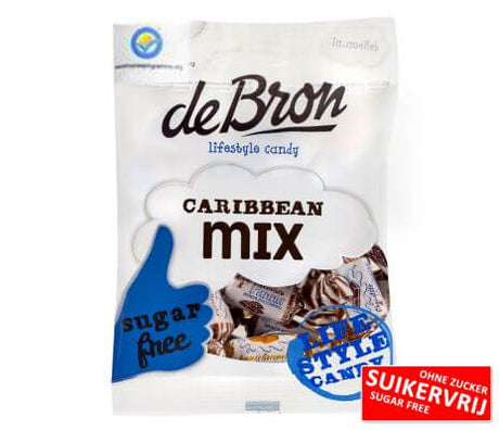 Mix Caraïbes sans sucre sachets - De Bron - 12x90g