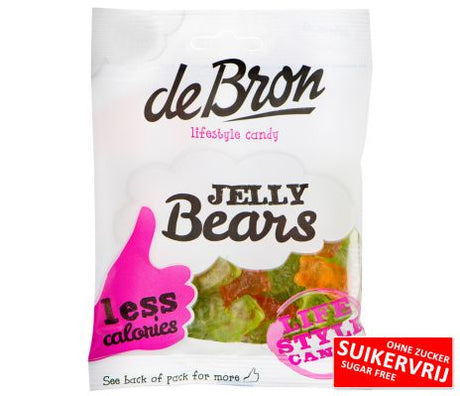 Oursons sans sucre sachets - De Bron - 12x90g