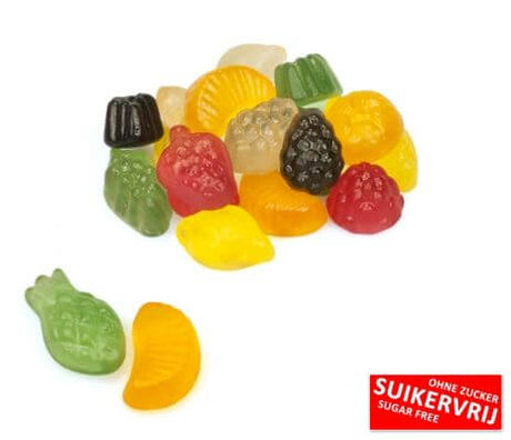 Gommes aux Fruits sans sucre - De Bron - 3x1kg