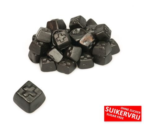Croix Réglisse Menthol sans sucre - De Bron - 5x1kg