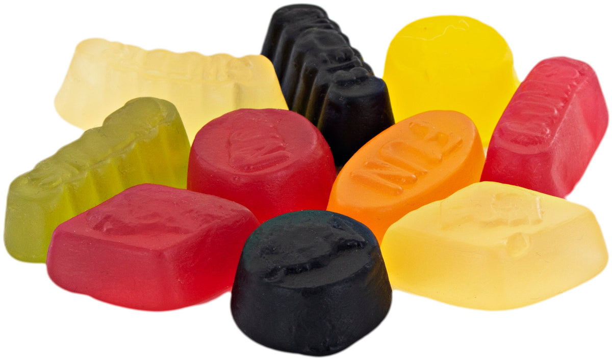 Gommes aux fruits anglaises original - Bonbons Suédois - 3kg
