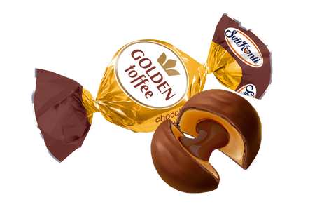 Toffee doré chocolat - Bonbons Suédois - 1kg