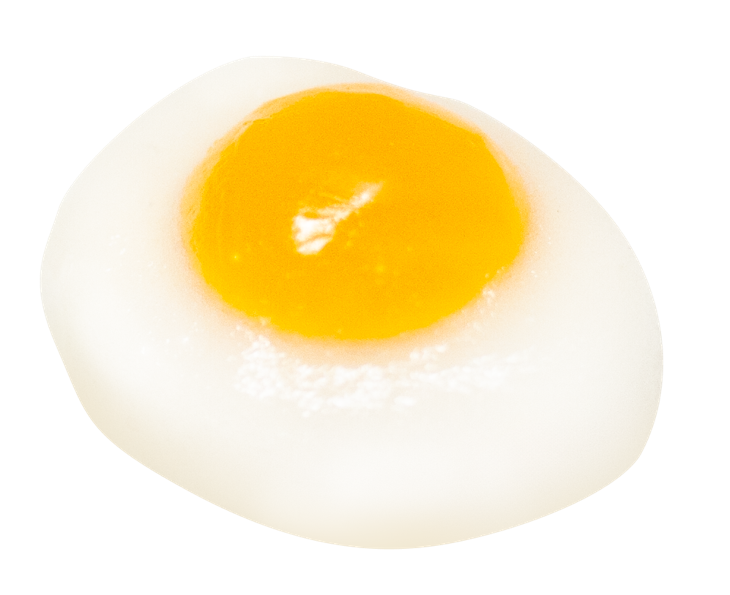 Mini oeufs au plat - Bonbons Suédois - 1kg