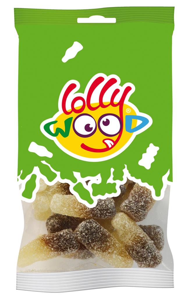 Mini sachets Bouteilles Cola Acides - Lollywood - 24x60g