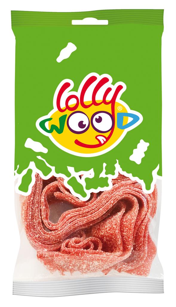 Ceintures Fraise Acides sachets - Lollywood - 15x65g