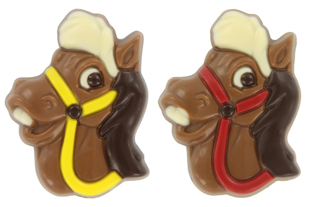 Chevaux Chocolat Lait Déco assortis - Chocola Amore - 2,16kg